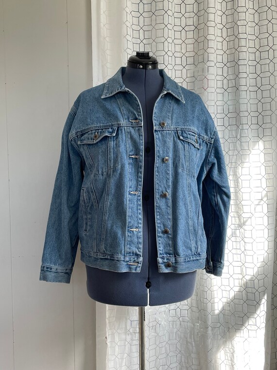 Vintage 1990s denim jacket - image 2