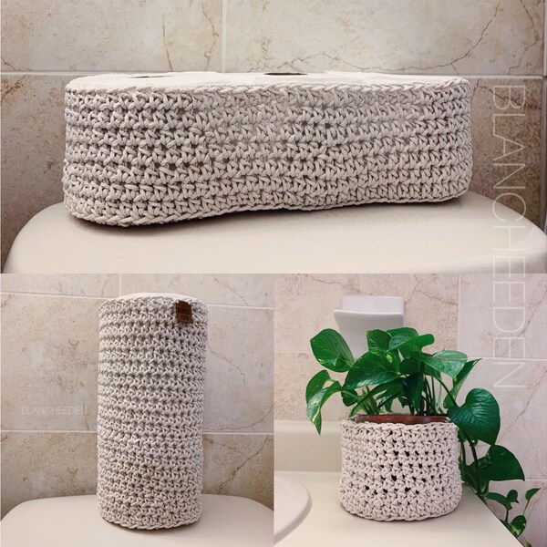 Hanging Bathroom Basket Etsy