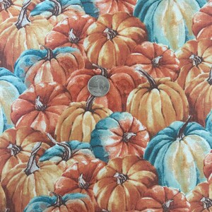 Pumpkins Please Pumpkins All Over by 3 Wishes 100% Cotton Fabric FREE SHIPPING