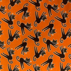 Henry Glass Here We Glow Tossed Black Cats- Glow in the Dark- Halloween Free Shipping