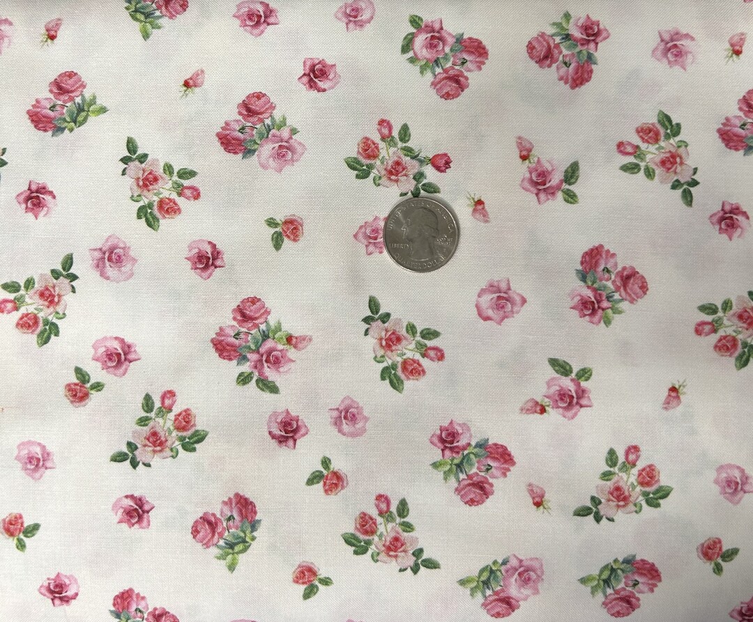 Roses All Over by Timeless Treasures 100% Cotton Fabric FREE SHIPPING ...