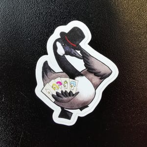 Canadian Goose Magician 2 inch Vinyl Sticker | For laptop, water bottle, waterproof
