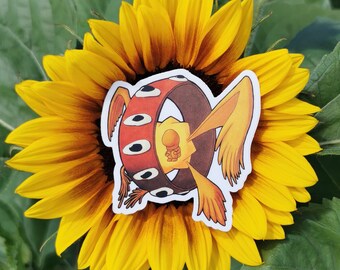 Adhesivo de vinilo de 3 pulgadas del ángel bíblico Ophanim / Para portátil, botella de agua, resistente al agua