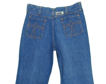 1970s Vintage Live Ins Bell Bottom Jeans 30x31.5