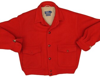 POLO RL / Vintage Jacket / 90s Polo Big Logo Jacket / Yellow