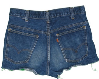 1970s Vintage Levis Orange Tab Shorts Sz. 30