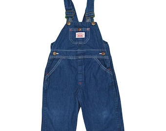 Vintage Round House Baby Overalls