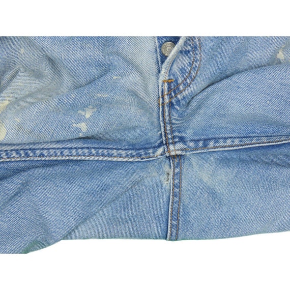 1980s Vintage Levis 501 Distressed Painter Jeans … - image 3