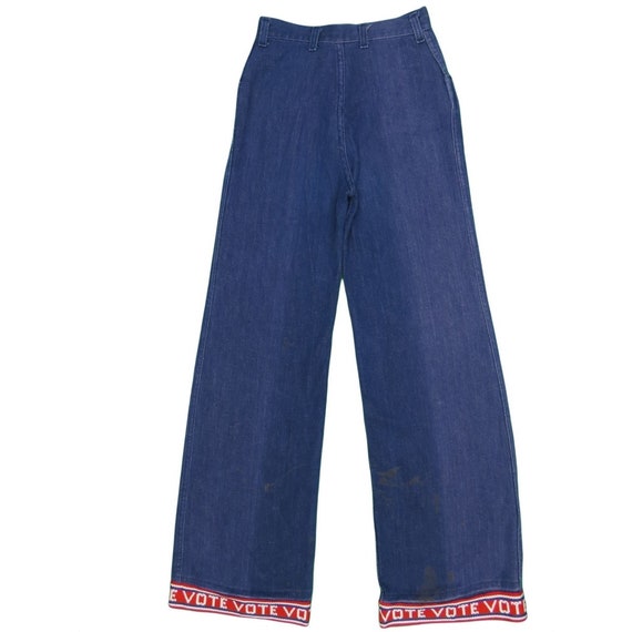 1970s Vintage Vote Pants 24x32 - image 1