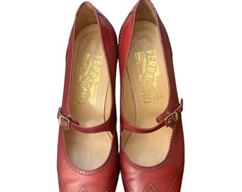 Salvatore Ferragamo Italy Leather Heels
