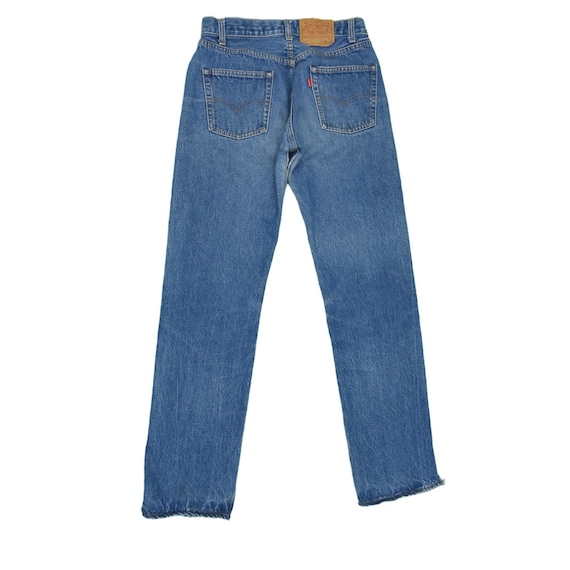 1990s Vintage Levis 501 Split Hem Jeans 30x32.5 - image 2