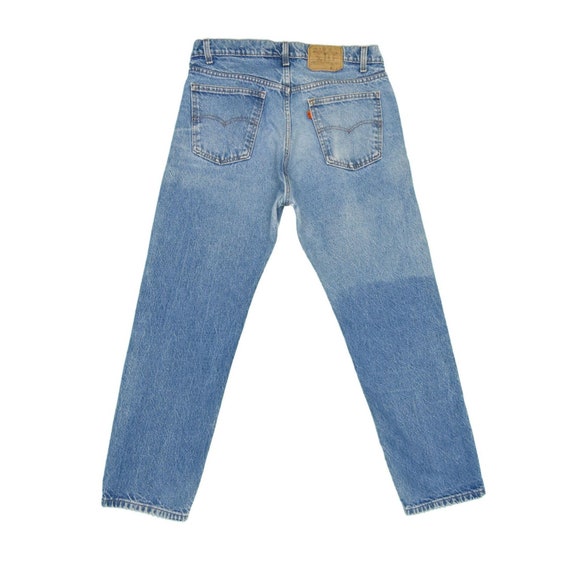 34 - 1980s Vintage Levis 505 Orange Tab Jeans 34x… - image 1