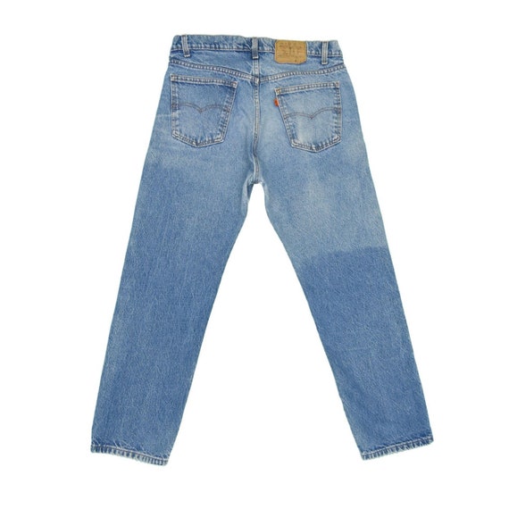34 1980s Vintage Levis 505 Orange Tab Jeans 34x28.5