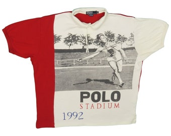 Vintage Polo Ralph Lauren Stadium 1992 Shirt Size XL