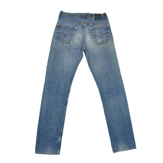 1990s Vintage Levis 501 Distressed Jeans 29x34 - image 2