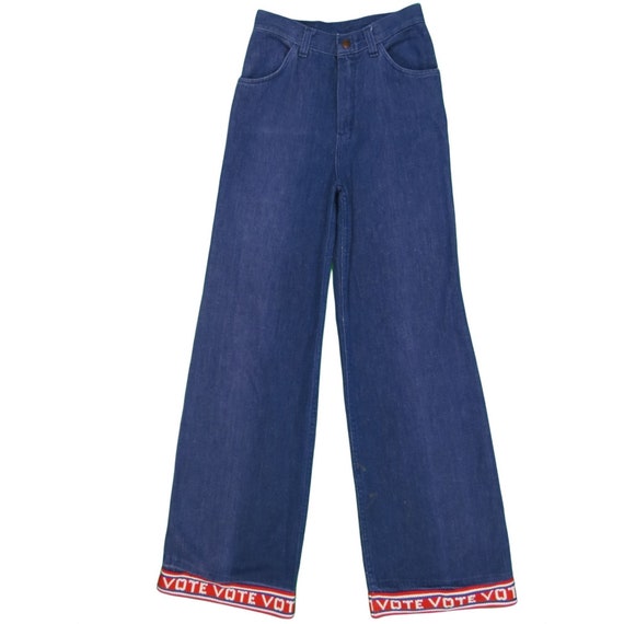 1970s Vintage Vote Pants 24x32 - image 2