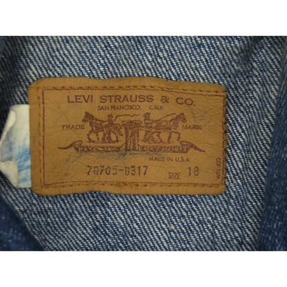 1970s Vintage Levis 70705 Orange Tab Jacket - image 3