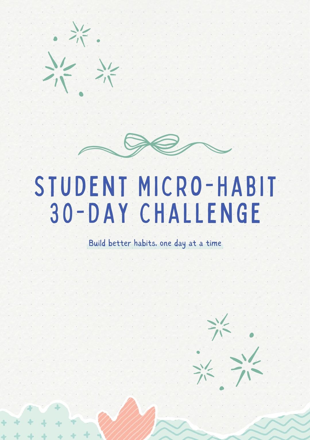 micro:bit challenges - dr. jim marquardson Images High... Student Micro-habit 30-day Challenge Pack | Printable + Goodnotes ...