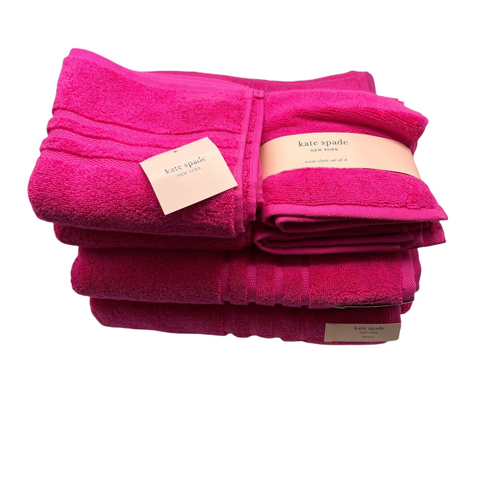 Kate Spade Hot Bright Towels Set of 8 