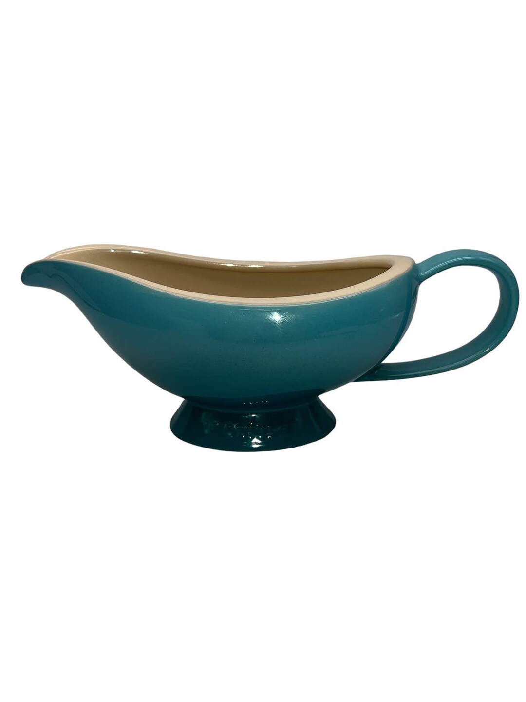 Le Creuset Caribbean Blue Gravy Boat Etsy