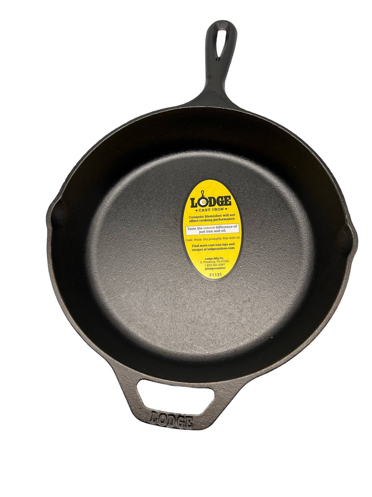 Backcountry Iron 12 Inch Round Large Pre-Seasoned Cast Iron Skillet