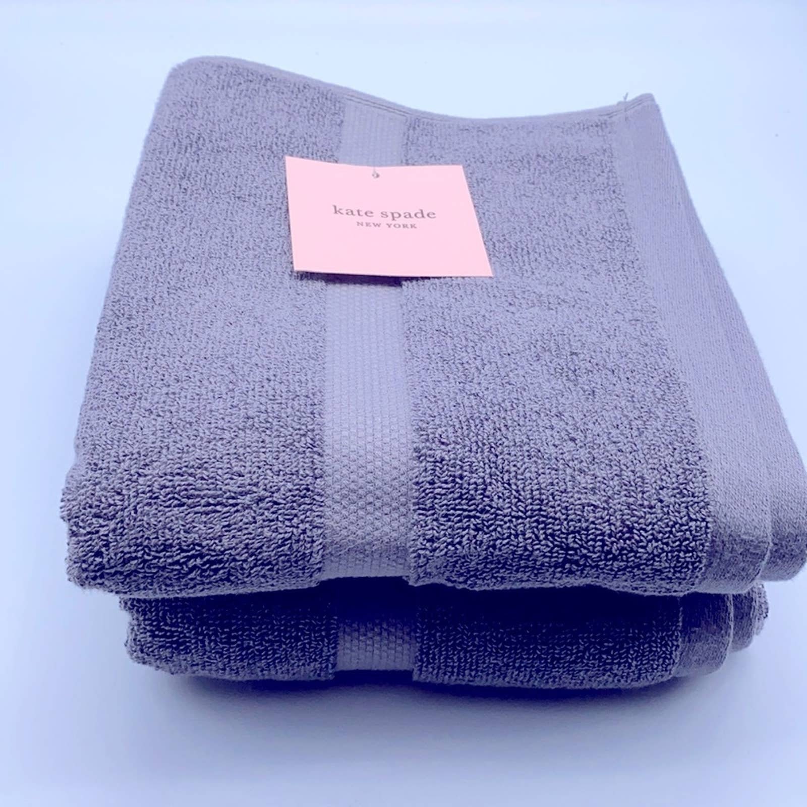 Kate Spade Hand Towels Gray 2pk - Etsy