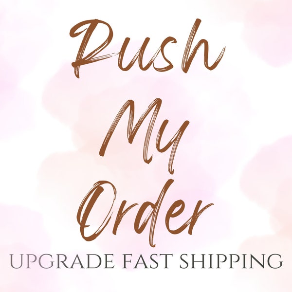 Rush Order - Upgraded shipping - All Inclusive LLC