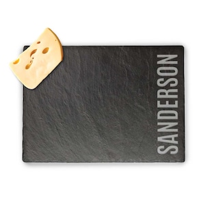 Personalized Slate Cheese/ Tapas Serving Board