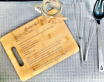 Personalized Cutting Board with Favorite Recipe/ Scripture or Personal Message.