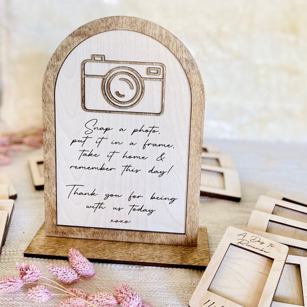 Wedding Favor Frames Etsy