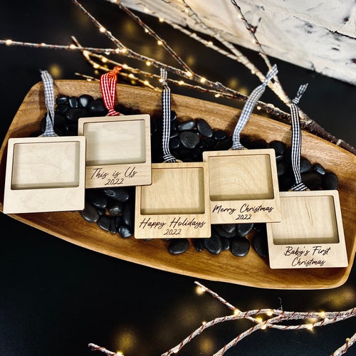 Personalized Photo Frame Ornament Etsy