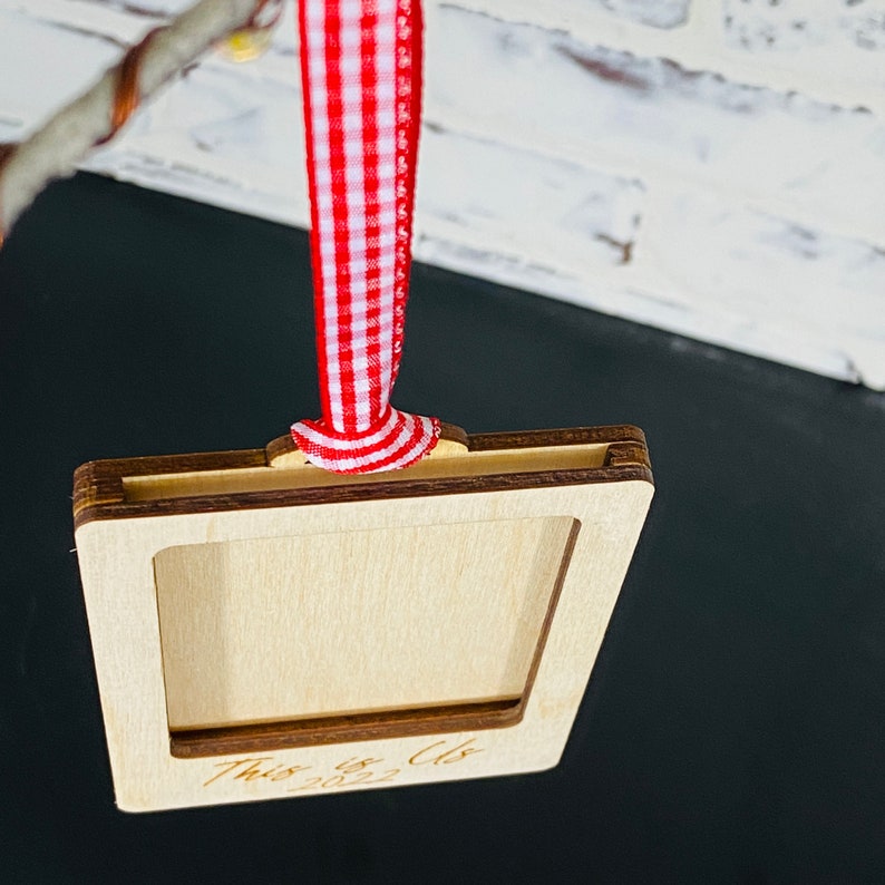 Photo Frame Ornament Fits Wallet Sized Prints Portrait Etsy