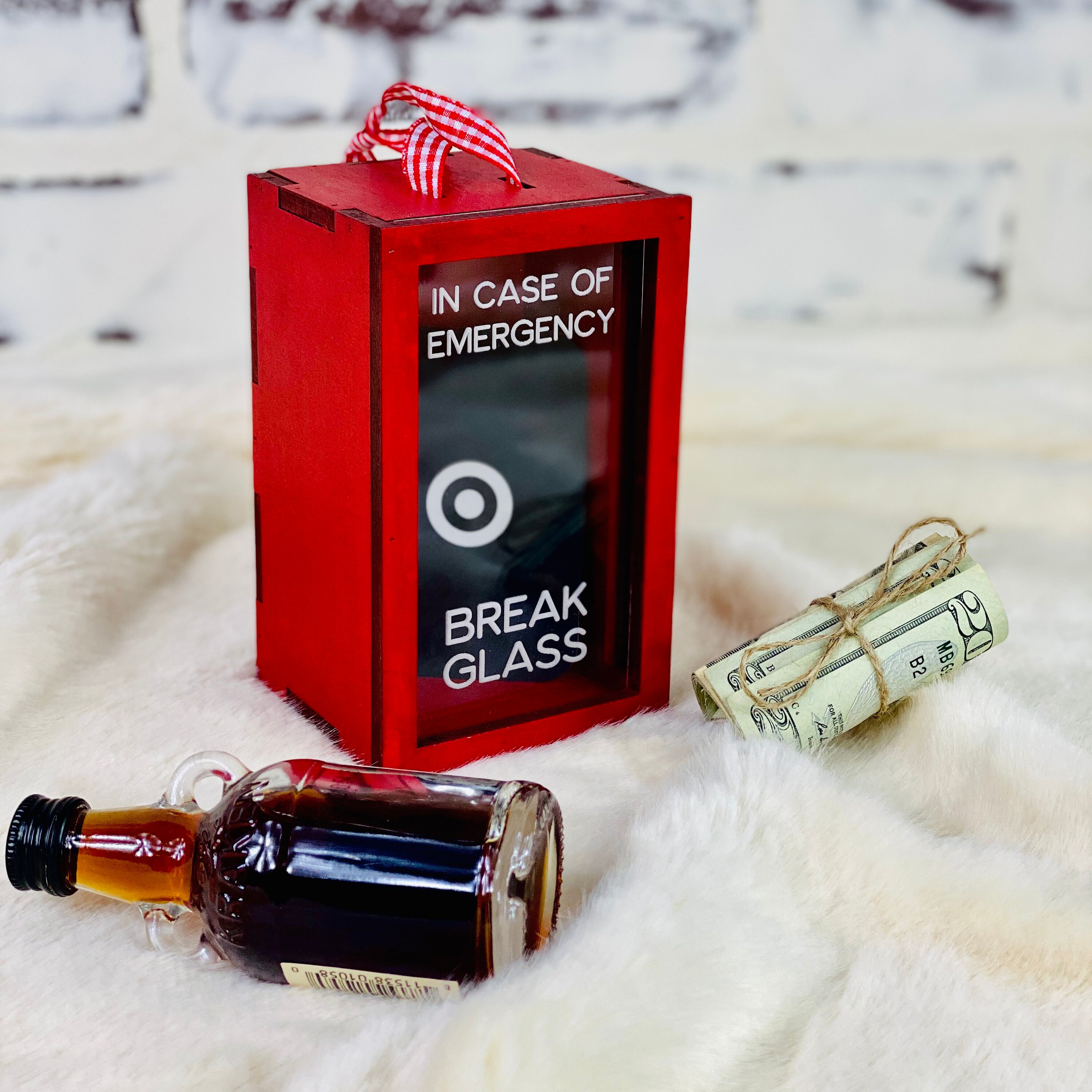 Break Glass in Case of Emergency Ornament Mini Liquor Etsy