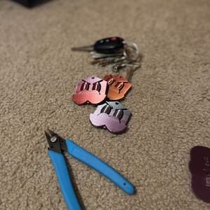 Mustache Man Key Chain
