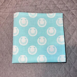 Derby Day Horseshoes, Polka Dots, Horses, Equestrian Pocket Square Made with Soft Cotton Fabric