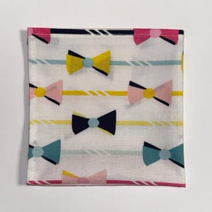 Bow Ties, Perfect Derby Day Accessory, Pocket Square Made with Soft Cotton Fabric
