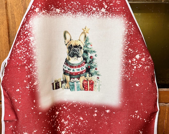 Custom apron and Christmas ornaments