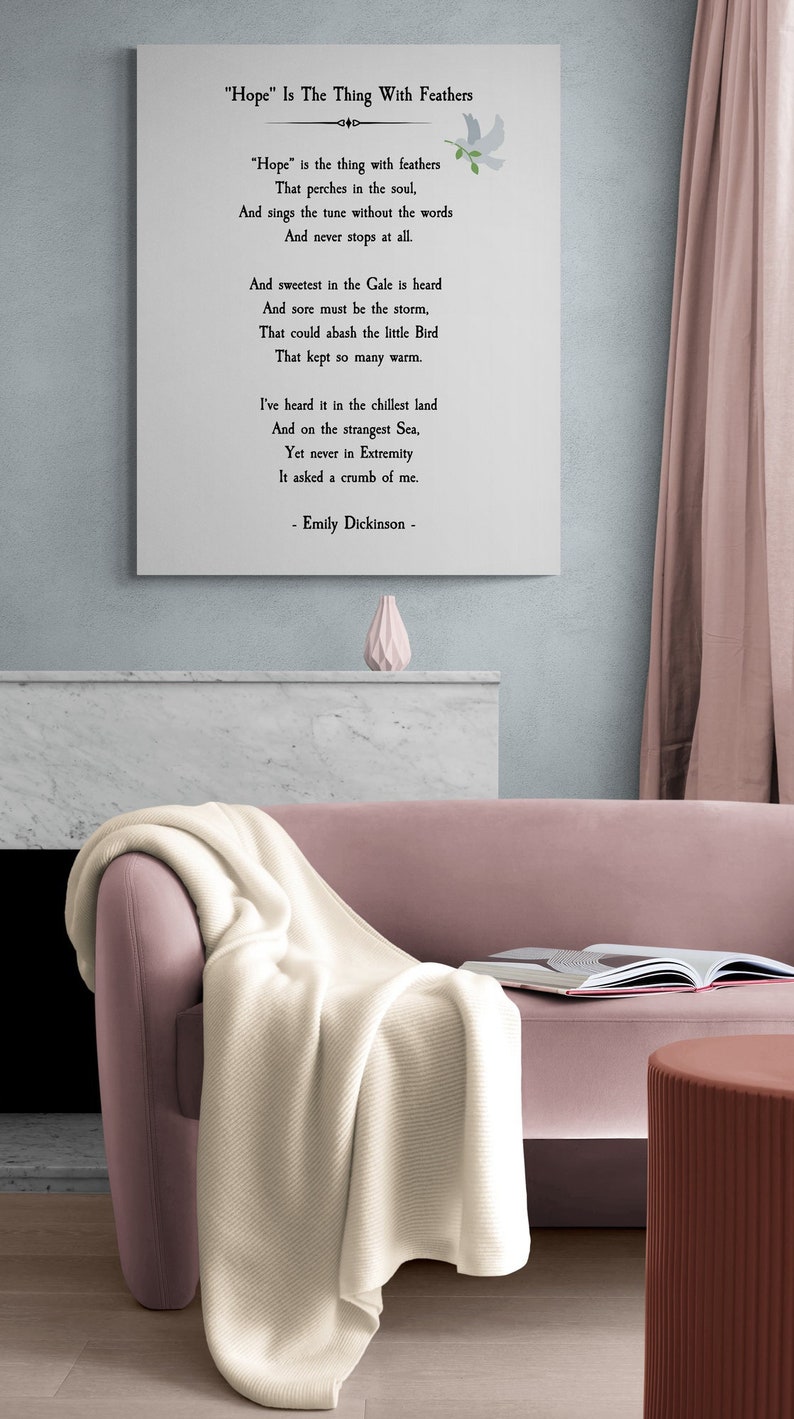 Emily Dickinson Gedicht Hoffnung ist das