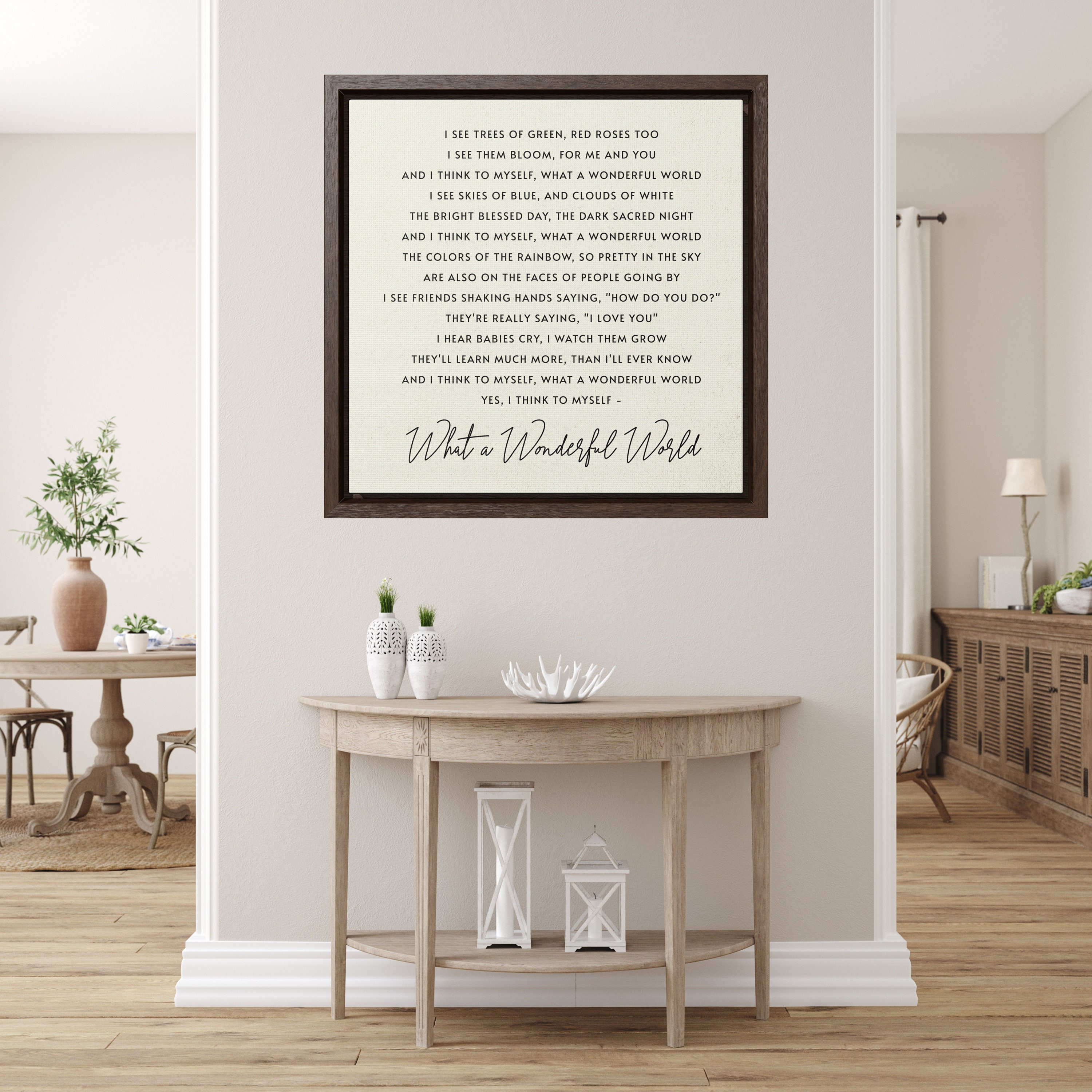 What A Wonderful World Sign VIII main image 0