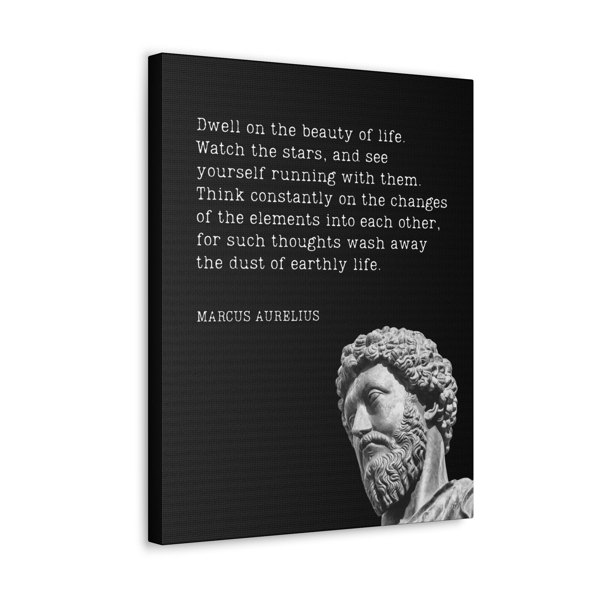 Affiche Toile Déco Lion - Citation Motivationnelle, Style Art Deco, Sans Cadre, Neuf