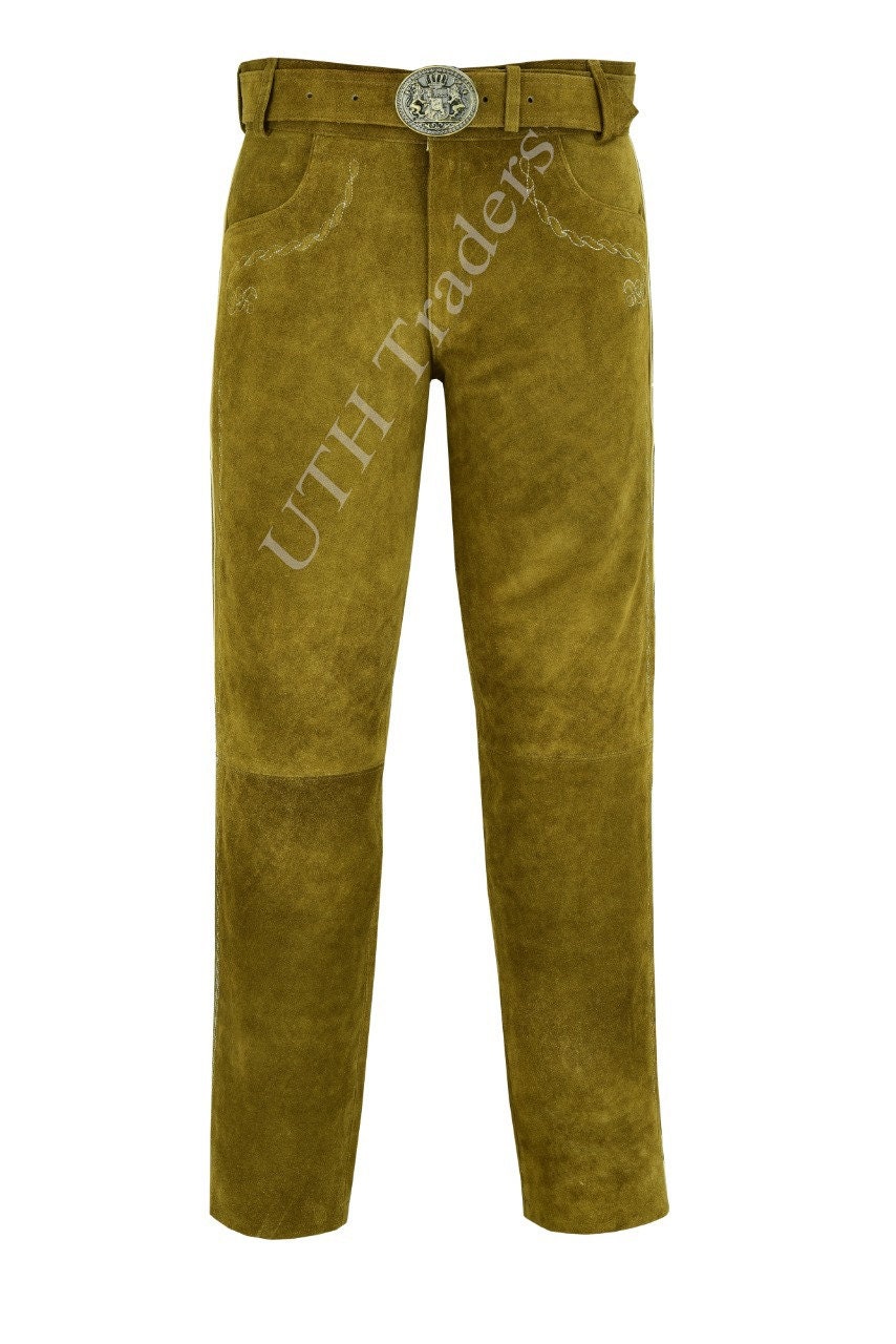 Authentic Suede Leather Pants/ German 