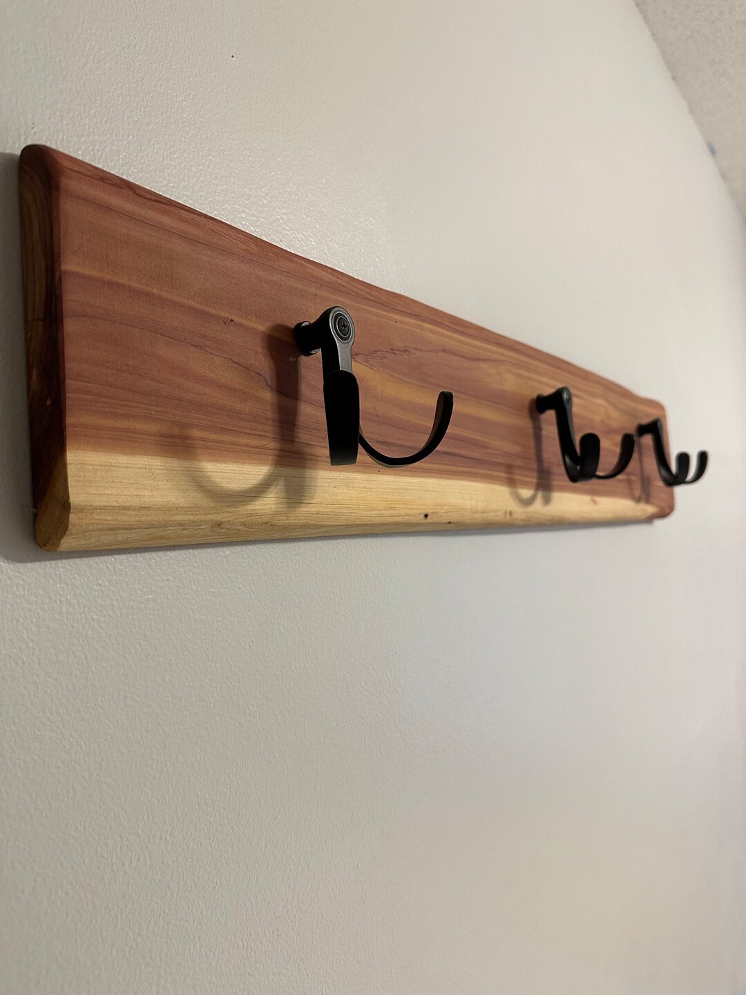 Cedar Coat Hanger, Coat Rack, Wallmounted Coat Rack, Rustic Wall Coat
