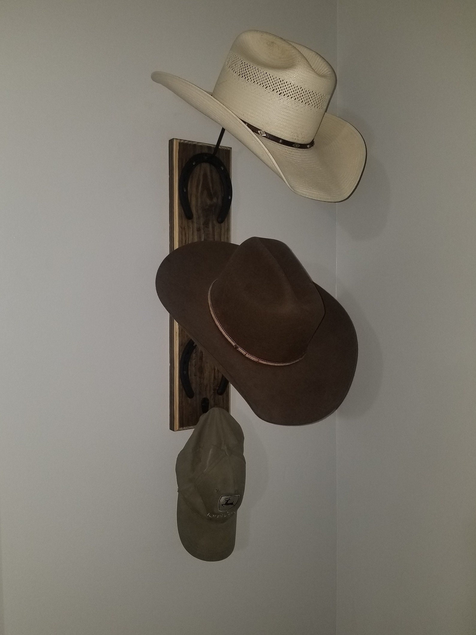 Horseshoe Hat Rackhat Organizercowboy Hat Storage for - Etsy