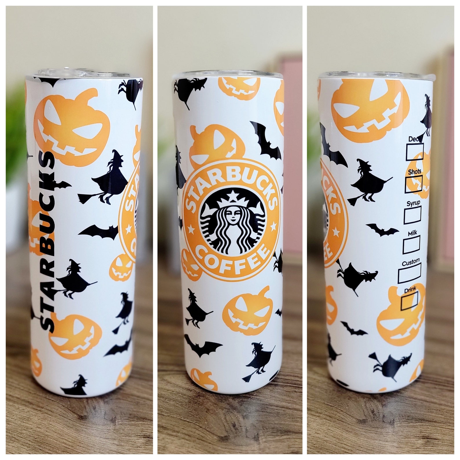 Starbucks 20oz Halloween Coffee Tumbler Etsy
