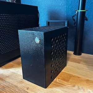 3,73L Mini ITX-chassi med handtag - Enkel montering