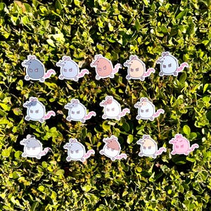 Lot d'autocollants rat chibi ! Amenez vos rats ici aujourd'hui ! Stickers petits rats pour les amoureux des animaux et des rongeurs