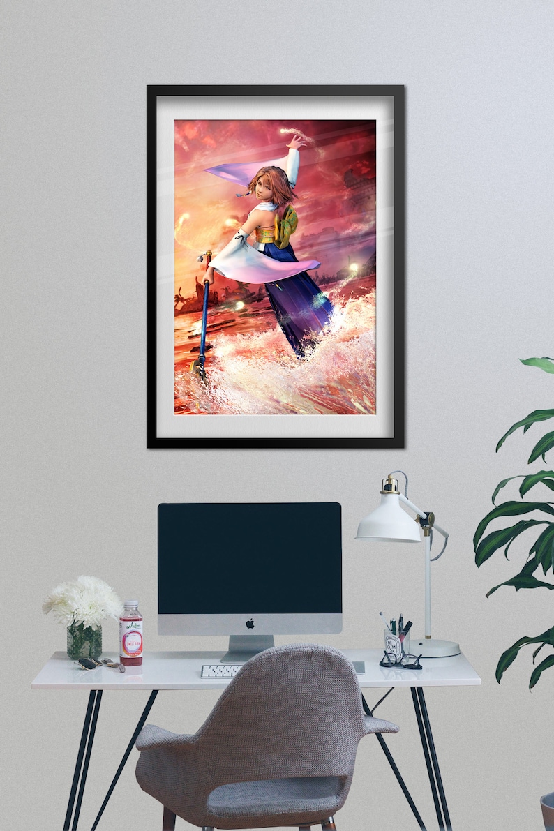 Final Fantasy X (10) Poster | Yuna Key Art | Unframed Version - High ...