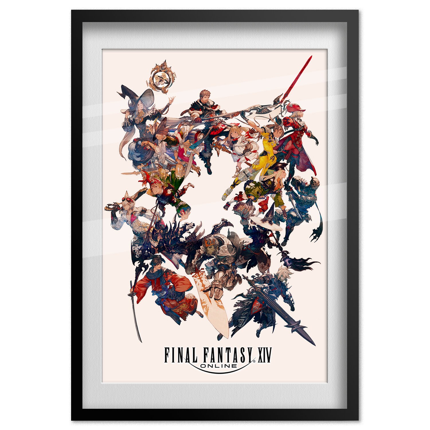 Final Fantasy XIV (14) Online Poster | Jobs Class Key Art