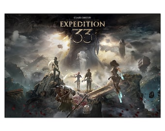 Clair Obscur: Expedition 33 Game Poster | Cover Art Print for Gamers | UNFRAMED