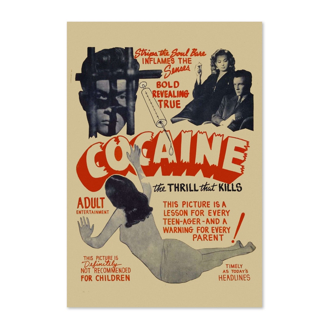 “Mixed Blood” (a.k.a. Cocaïne) Original Quad Poster - Film Poster - Movie Poster